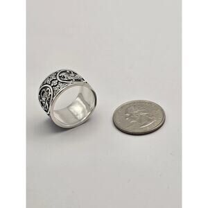 Men’s S999 Sterling Silver Ring – Four Divine Beasts  – Heavy Statement Ring